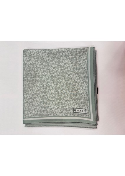 Tivil Monogram Ipek Eşarp 41408-KOYU Somon
