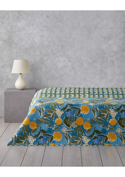 Lemon Delight Çift Kişilik Çok Amaçlı Örtü 200X220 cm Sarı
