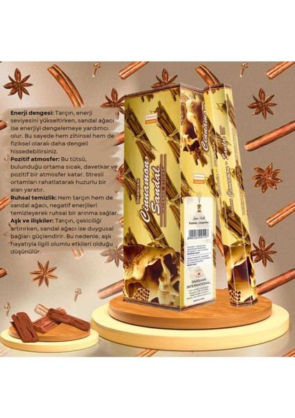 Tarçın ve Sandal Tütsüsü 20 Çubuk