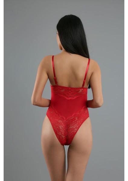 Kırmızı Ip Askılı Dantelli B Cup Body 5081 fiyatları