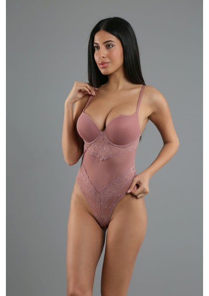 Vizon Ip Askılı Dantelli B Cup Body 5081 fırsatları