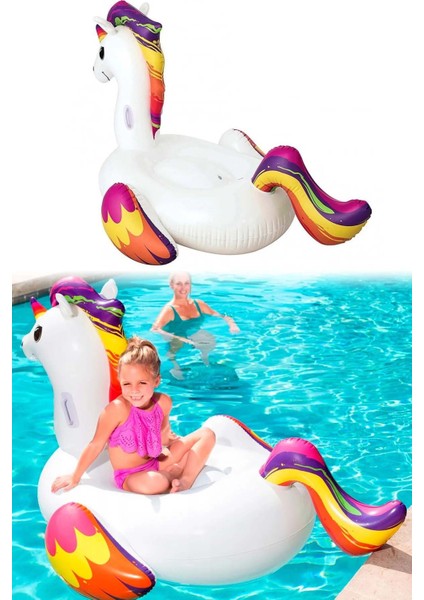 Unicorn Dev Boy Binici Deniz Koltuğu Pegasus 155X119CM FA083