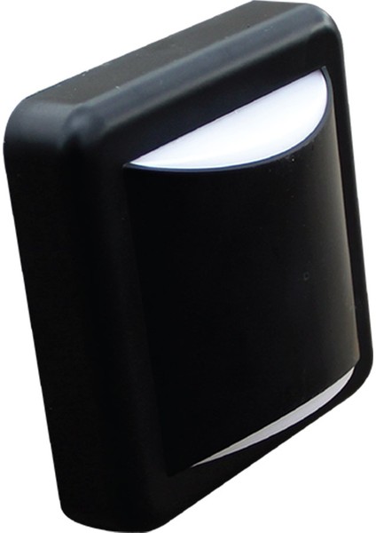 Uzmlight Ack AH07-05101 3000K Günışığı 4W Siyah Kasa IP44 LED Duvar Apliği Siyah Kasa Duvar Armatür 2120000141881