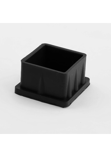 8 Adet Masa Sandalye Sehpa Ayak Tapası Kare Tıpa Papuç Takoz 40 mm x 40 mm Parke Zemin Koruyucu