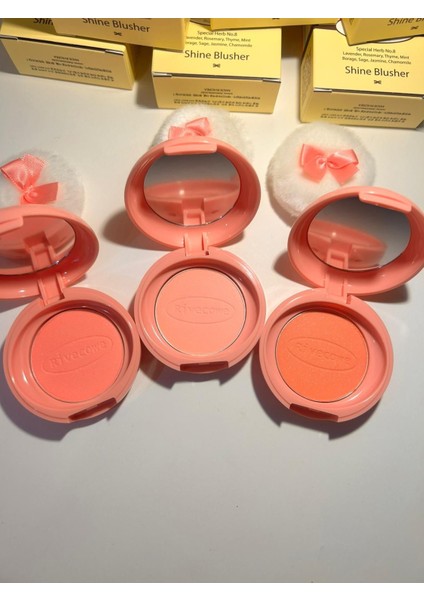 Shine Pink Blusher- Parlatıcı Allık No : 01