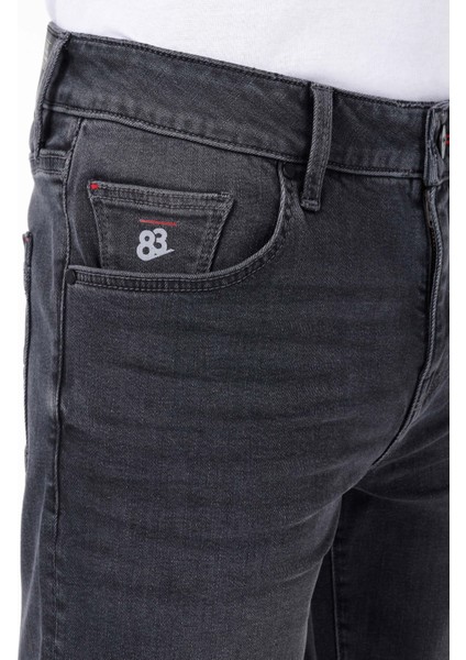 Straight Fit Düşük Bel Erkek Siyah Jean Şort indirimleri