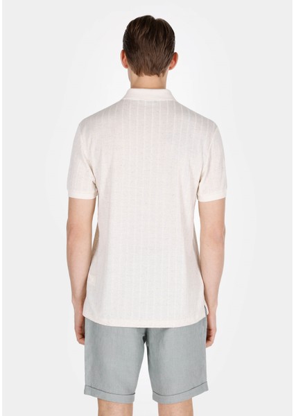 Regular Fit Polo Yaka Düz Erkek Bej Kısa Kol Tişört fiyatları