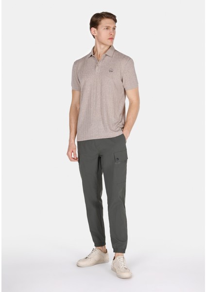Regular Fit Polo Yaka Düz Erkek Gri Kısa Kol Tişört modelleri