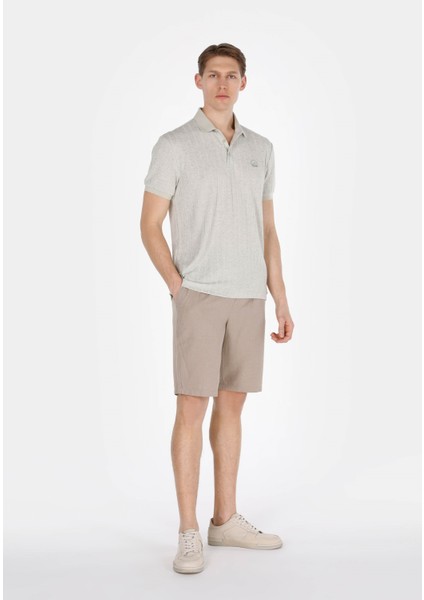 Regular Fit Polo Yaka Düz Erkek Yeşil Kısa Kol Tişört modelleri