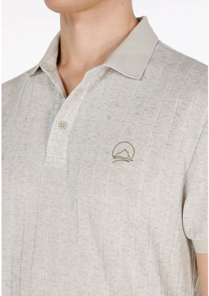 Regular Fit Polo Yaka Düz Erkek Yeşil Kısa Kol Tişört fırsatları