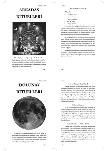 Ritüeller El Kitabı ve Cadılığın El Kitabı - Ufuk Elver - 2 Kitap - 304 Sayfa