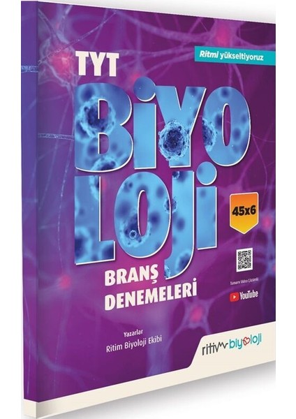 Ritim Biyoloji Tyt Biyoloji 45 x 6 Branş Denemeleri modelleri