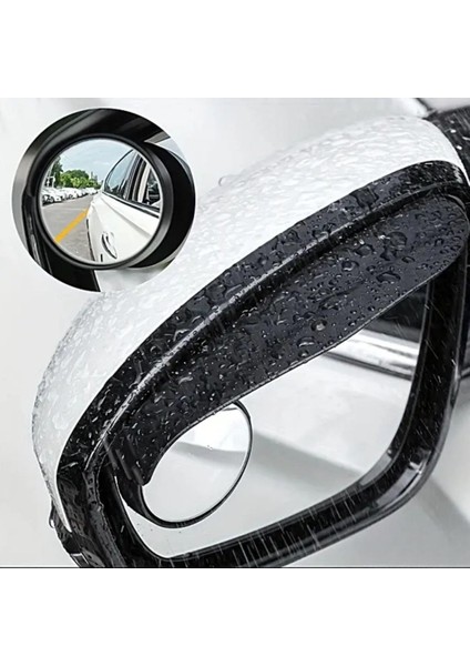 ® 2 Adet Kendinden Aynalı Karbon Fiber Görünümlü Araba Yan Ayna Yağmur Koruyucuları Yağmur & Kar Kalkanı Visörler fiyatları