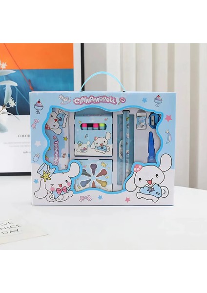 Kuromi Sanrio 9 Parça Kırtasiye Seti Okul Seti Kuromi Kırtasiye Seti