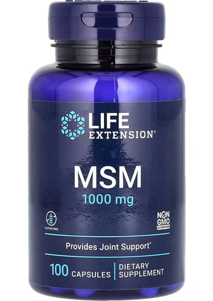 Msm, 100 Capsules (1,000 mg Per Capsule)