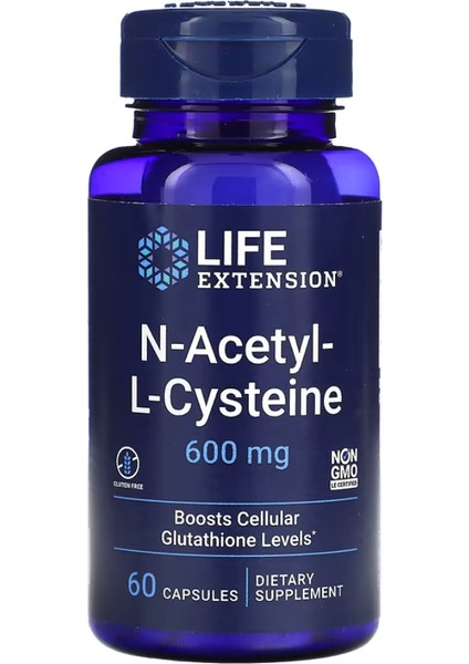 Nac, N-Acetyl-L-Cysteinee, 600 Mg, 60 Capsules