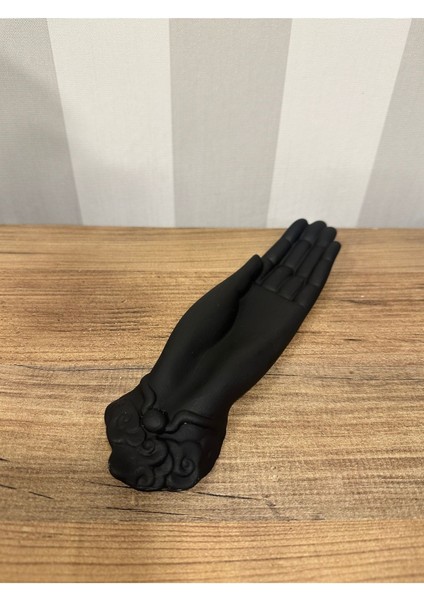 Şık ve Dekoratif El Yapımı Mat Siyah El Tütsülük modelleri