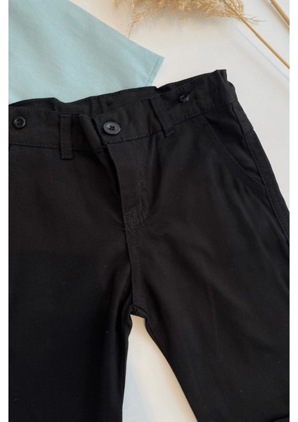 Turuncu Gardrop Oxford Kısakol Gömlek Şortlu Erkek Çocuk Takım Su Yeşili fırsatları