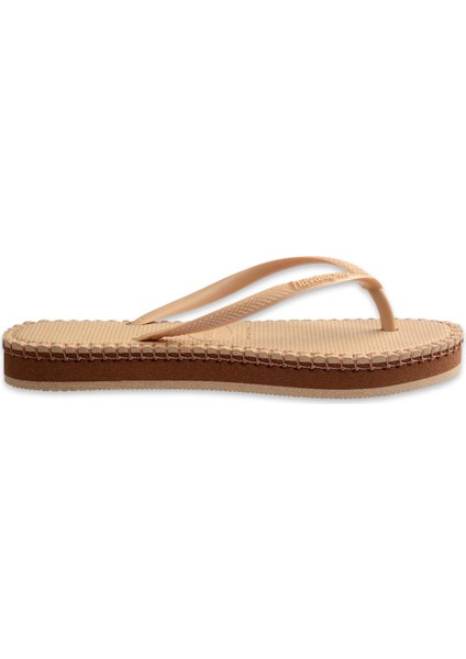 4149928 Slim Flatform Loop Parmak Arası Bej Kadın Terlik fiyatları