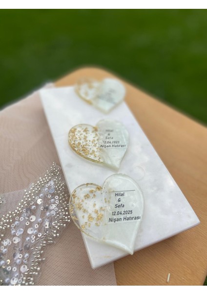 25 Adet Epoksi Magnet Söz Nişan Nikah Kına Düğün Hediyeliği Kuran Hatırası Sünnet Mevlüt-