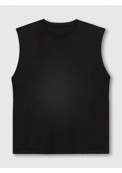 Erkek Pamuklu Antrenman Sporcu Atleti Oversize Kolsuz T-Shirt indirimleri