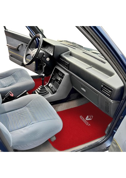 Renault Broadway R9 /11 Spring Fairway Flash 5 Parça Kırmızı Araç Oto Halı Paspas