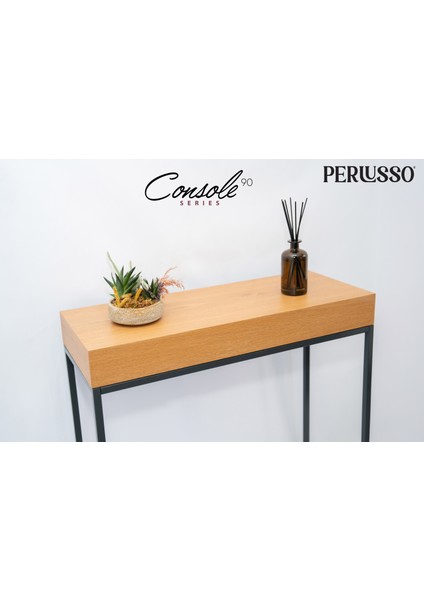 -CONSOLE90-AHŞAP-AHŞAP Kaplama Gizli Bölmeli Dresuar