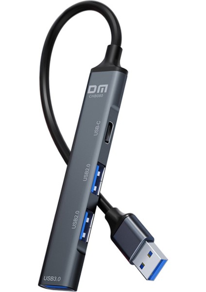 Dm CHB080 Usb-A To 4 Portlu USB 3.0 / USB 2.0 Type-C Çoklayıcı Hub Dönüştürücü