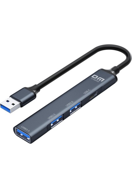 Dm CHB080 Usb-A To 4 Portlu USB 3.0 / USB 2.0 Type-C Çoklayıcı Hub Dönüştürücü