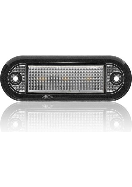 12V Basamak Aydınlatma Lambası Kırmızı (6 Ledli) (85*30 Mm)