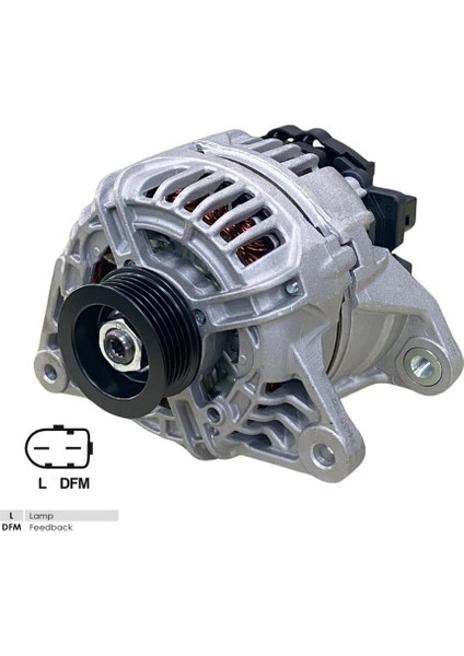 12V Alternatör Dinamo Bosch Tipi 90 A (L-Dfm) Audı-Seat-Skoda-Vw