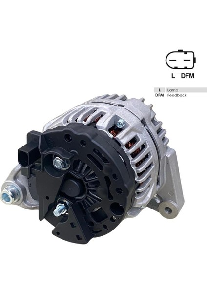12V Alternatör Dinamo Bosch Tipi 90 A (L-Dfm) Audı-Seat-Skoda-Vw modelleri