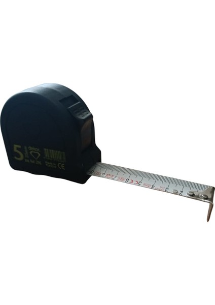 5 Metre 25MM Siyah Kod: 296, Dekor Şerit Metre