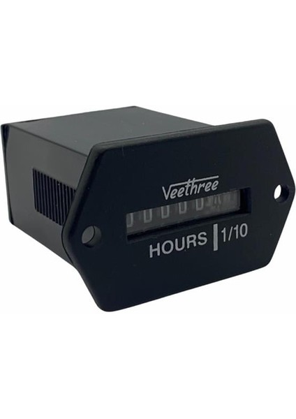 Veethree 10V-28V Motor Çalışma Saati (Köşeli)