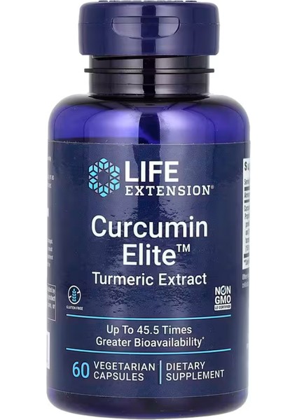 Curcumin Elite, Turmeric Extract, 60 Vegetarian Capsules