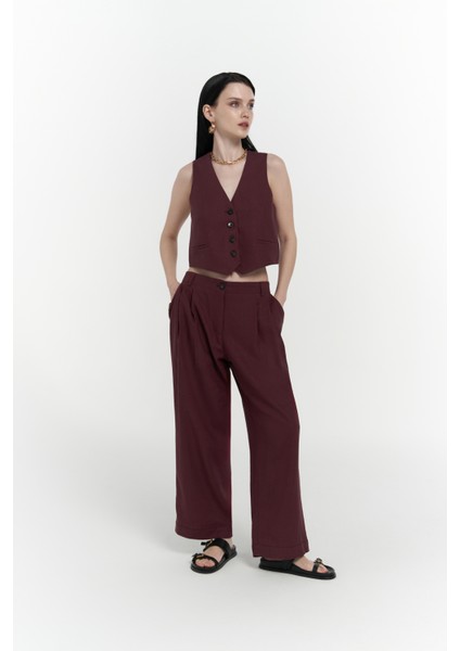 Anka Keten Bordo Yelek Pantolon Takım fiyatları