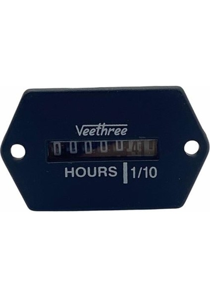 Veethree 10V-28V Motor Çalışma Saati (Köşeli)