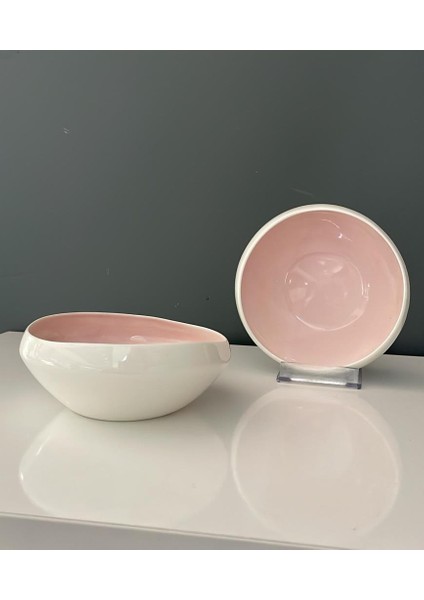 Sky Pembe Porselen 2 Li Kase Seti 14.4 cm