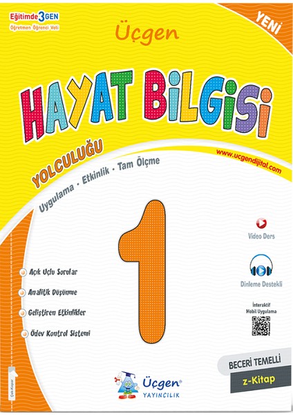 Üçgen 1. Sınıf 2.dönem Süreç Odaklı Derse Yardımcı Set (4 Kitap)