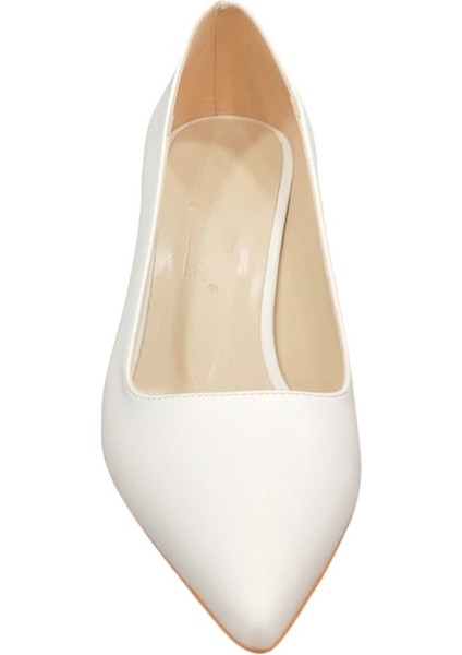 6394066Z 7 cm Kadeh Topuklu Sivri Burun Kadın Stiletto Ayakkabı