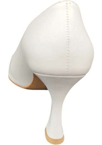 6394066Z 7 cm Kadeh Topuklu Sivri Burun Kadın Stiletto Ayakkabı