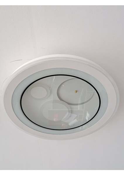 Tavana Sabit Üç Renk Kumandalı LED Plafonyer Avize modelleri