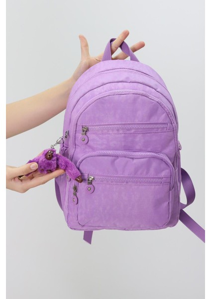 Sevimli Peluş Figürlü Günlük Kadın Sırt Çantası – Şık, Kullanışlı, Okula Ve Seyahate Uygun