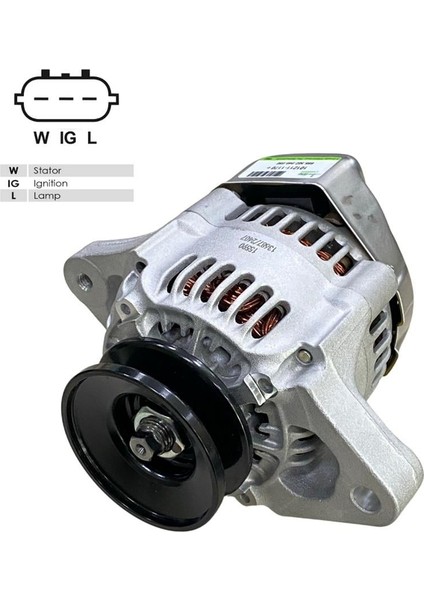 12V Alternatör Dinamo Nıppon Denso Tipi 40 A (3 Fiş) (W-Ig-L) Case-John Deree-New Holland-Yanmar fırsatları