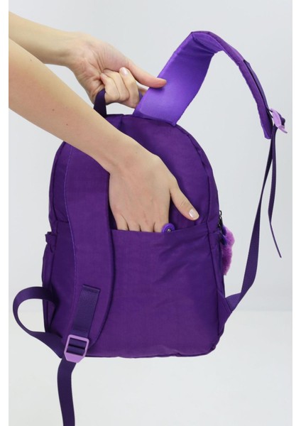 Sevimli Peluş Figürlü Günlük Kadın Sırt Çantası – Şık, Kullanışlı, Okula Ve Seyahate Uygun fırsatları