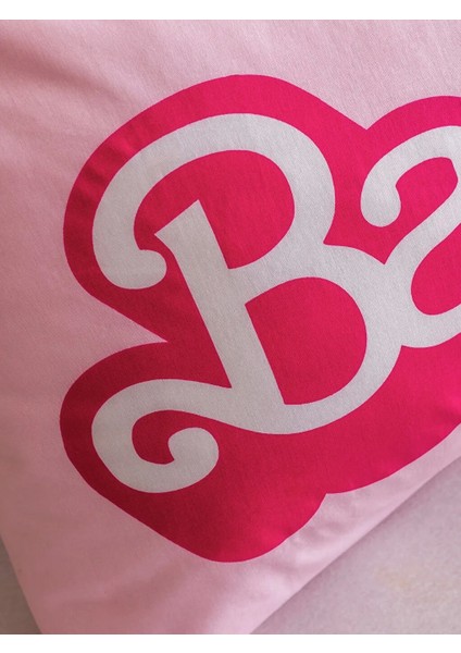 Lcw Home Pembe Barbie Baskılı Pamuk Tek Kişilik Pike Seti 160 x 220 cm