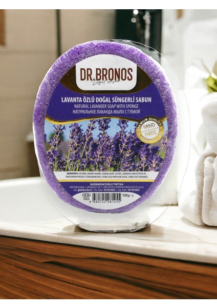 Süngerli Lavanta Sabun 135 gr