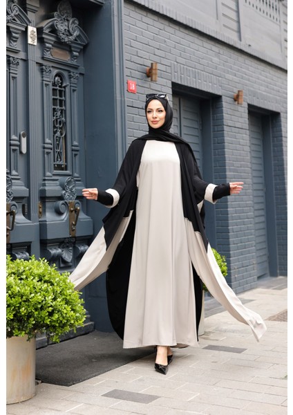 Almila Medine Ipeği Elbise & Kimono Ekru- 1003 fiyatları