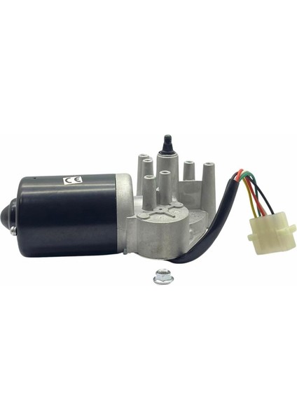 24V Silecek Motoru Ağır Hizmet (Kablolu Soketli 5 Fiş)