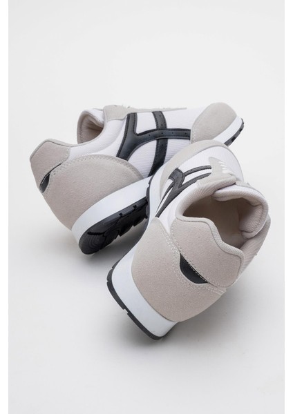 Anorak Bağcıklı Kadın Spor Ayakkabı Beyaz Siyah fırsatları